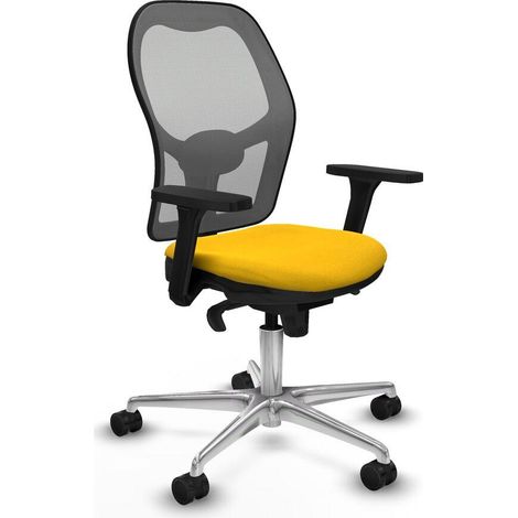 piqueras-y-crespo Modèle Ergonomique chaise jaune bureau (1/3)