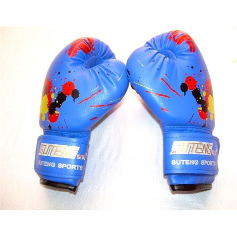 Gants de boxe pour enfants, gants de boxe en cuir, gants de combat pour débutants (1/3)