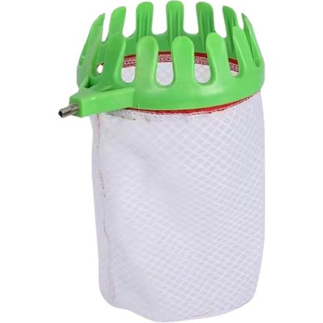 1 cueilleur de fruits avec sac, cueilleur de fruits amovible pour pommes, agrumes, poires, pêches, sac de collecte pour outils de jardinage (1/2)