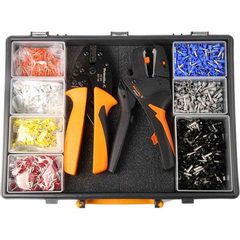 Embouts de câbles Weidmuller, 3 100 pièces avec Férules d'extrémité de fil 0,25 mm2 6 mm2 ( Prix pour 1 )