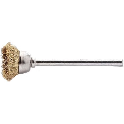 LESSMANN Miniatur-Topfbürste Messing gew. 18x0,1mm