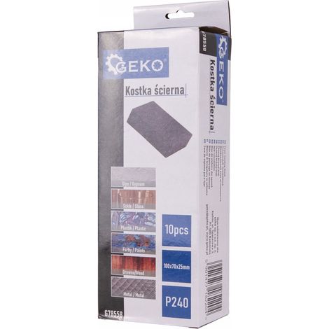 Bloque de lijado 70x100x25mm P240 (10/250) (1/4)