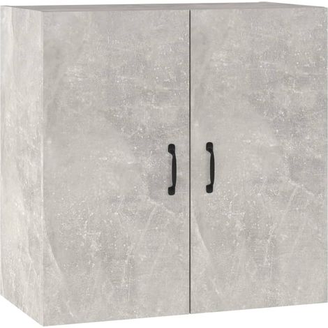 Wall Cabinet Concrete Grey 60x31x60 cm Engineered Wood vidaXL