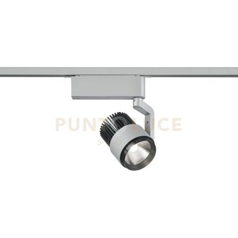 DUOLINE RADIATOR SPOT LED 15W 1270lm, 2300+3000+4000K ORIENTABILE METALLO ALLUMINIO H. 23CM DIMMERABILE