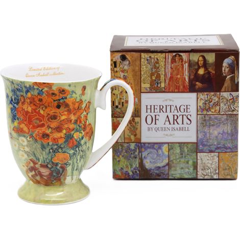 Taza de porcelana de 300 ml "Amapolas" - Vincent van Gogh como regalo (1/5)
