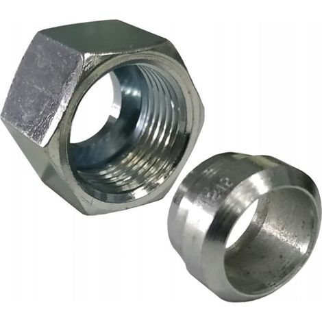 Dado di raccordo + anello M16x1.5 per tubo da 10 litri