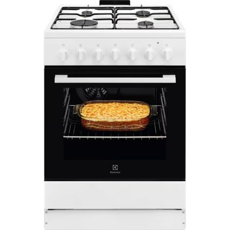 Cucina a gas da 57 litri con 4 fuochi, bianca - LKK620010W - Electrolux (1/5)