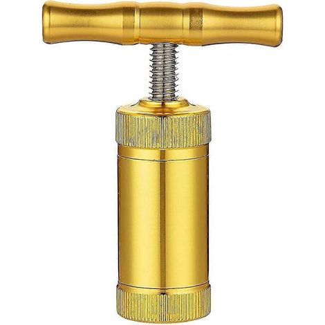 HONORNIC - Presse à tabac portable en métal - Outil de pressage en forme de T, adapté au pressage de la résine et du pollen. (1/5)