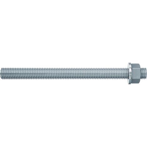 Fischer goujon d'ancrage 10x FIS A M 10 x 190 mm acier zingué galvanisé classe 8.8 - 517936