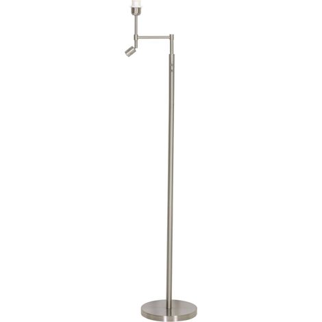 Light & Living - lámpara de pie - Montana - plateado - metal -