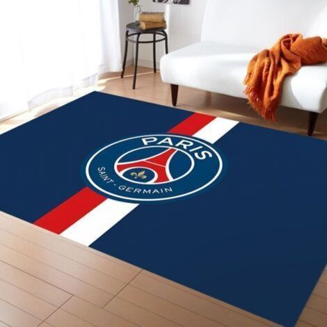 Rutschfeste Fußmatte mit Paris Germain Logo, ideal für Schlafzimmer, drinnen und draußen, 50 x 80 cm (1/5)