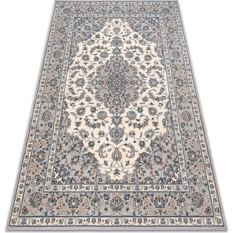Carpet Wool NAIN Ornament, frame 7335/51635 beige / blue beige 120x170 cm