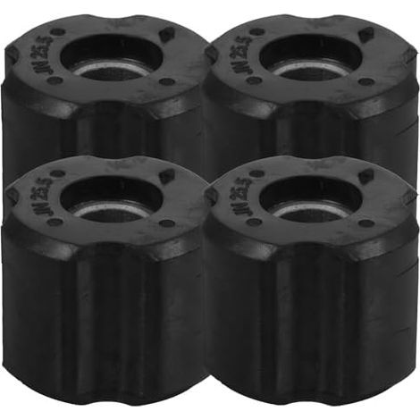 Kit de 4 Douilles Roulement Tondeuse Universelles en Aluminium Noir, Adaptées aux Tubes 26 et 28 Mm, Installation Facile pour Outils Jardinage Débroussailleuse - (1/5)