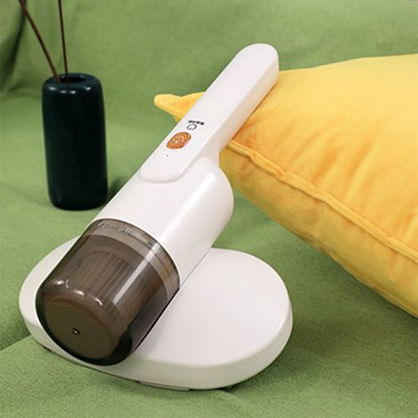 Neues, tragbares Milbenbekämpfungsgerät für Zuhause mit Zwei-Wege-System, UV-Sterilisation und multifunktionalem Staubsauger. Elegantes Weiß, inklusive Filter. (1/5)