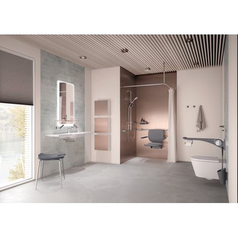 HEWI 802.50.01160 ED Kit de montage porte-papier toilette (1/2)