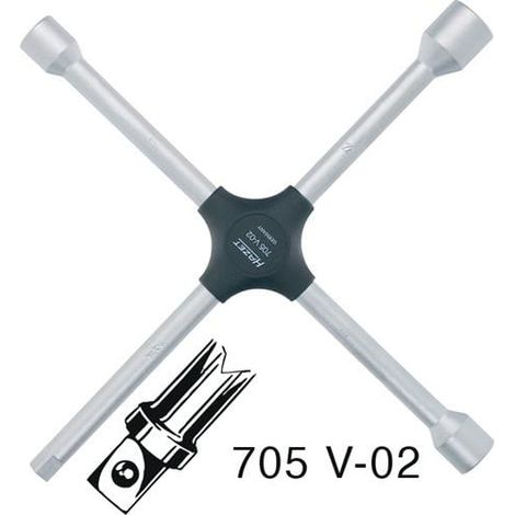 Clé en croix Hazet 705V-02