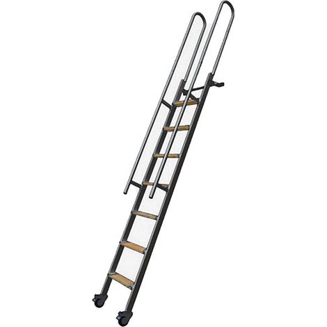 Stahl-Raumspartreppe Holzstufen- Geschosshöhe 2,50m - SSPXL-263-N-RH