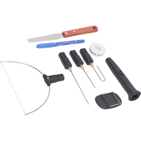 Kit de découpe de mousse électrique 4-en-1 avec régulateur de tension, fil chaud pour panneaux en polystyrène, machine à couper 27W, AC 100-240V, prise UE (1/5)