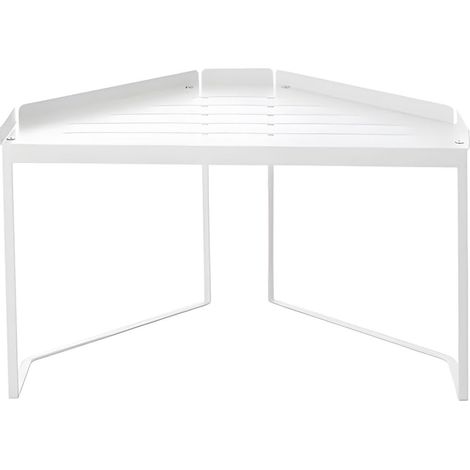 Grande étagère d'angle empilable en acier au carbone, résistante à la (1/4)