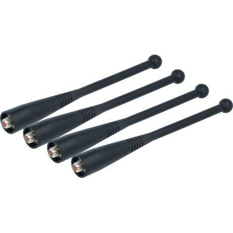 vhbw 4x Antenne Ersatz für Motorola NAD6568, 8505644V03 für Funkgerät - 13,5 cm Schwarz