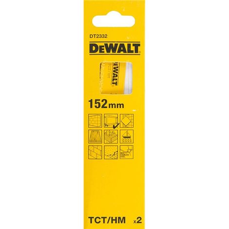 Hoja de sierra sable de carburo, 228 mm  DeWalt DT2333-QZ