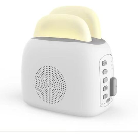 Nachtlicht Kinderzimmer, Wiederaufladbare Sound Machine Night Light mit Bluetooth-Lautsprecher, Timer, Tragbar Licht für Baby, Erwachsene, Kinderzimmer, Schlafzimmer Dekoration (1/5)