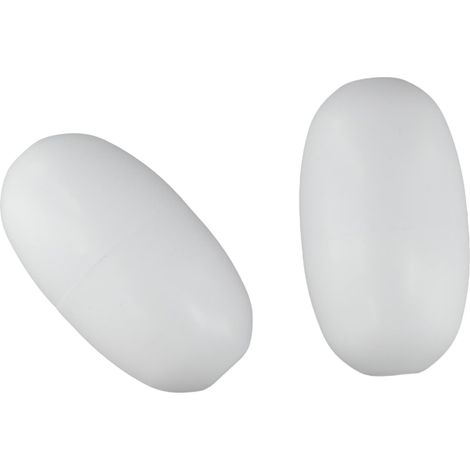 Lot de 2 têtes de flotteur de rechange A20 pour nettoyeur de piscine Polaris 180 280 360 380 – Ballast en plastique blanc (1/5)