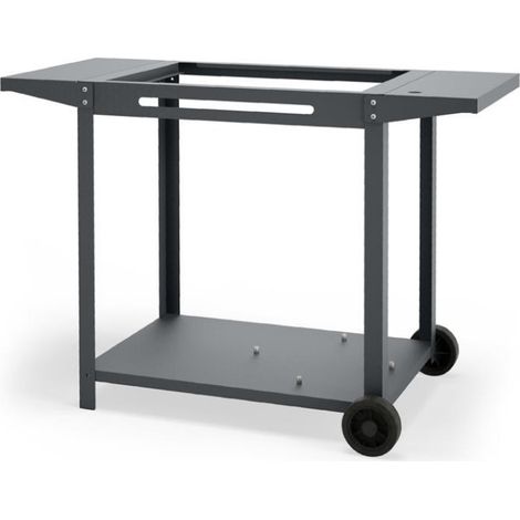 [JAMAIS UTILISE] Desserte Extérieure Chariot pour Plancha LE MARQUIER Adela Bleu - CPTF260E27V2