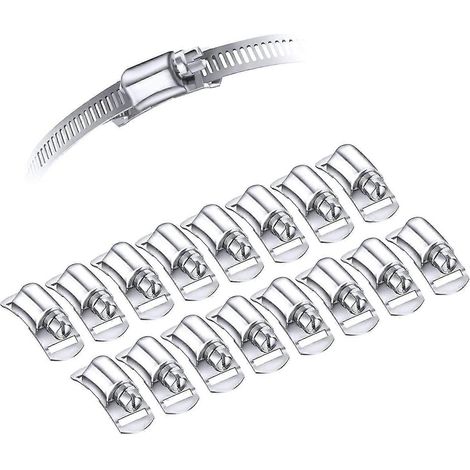 Colliers de serrage à vis sans fin en acier inoxydable pour tuyaux - Seulement 16 pièces disponibles (1/3)