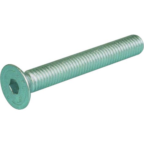 Vis à tête fraisée hexagonal 6 pans creux acier zingué classe 8.8 4x20mm - STAFA - 300600011