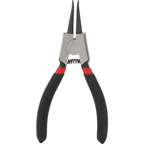Pinces à circlips externes droites en acier carbone, multifonctionnelles avec poignées caoutchouc SK‑112‑5D 125mm 1.4mm