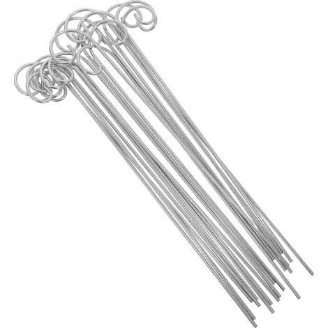 Crochets de berger pour jardin extérieur, 60 pièces, tuteurs métalliques résistants pour étiqueter les plantes et arranger les fleurs dans votre jardin (1/5)