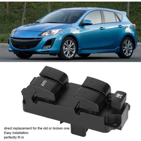 Interrupteur de vitre électrique conducteur Mazda BP1E-66-350 Switch contrôle fenêtre (1/5)
