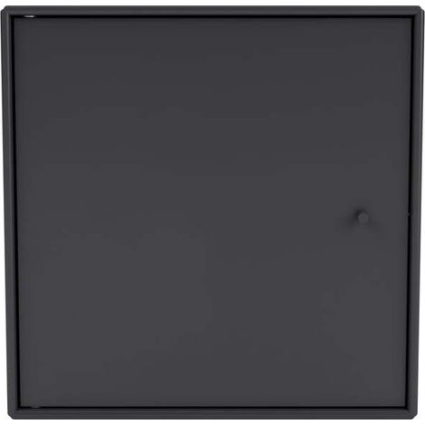 [GEBRAUCHT] B-Ware Montana - Mini Regalmodul mit Tür anthrazit Aufbewahrung Regal Modul Regalfach (1/2)