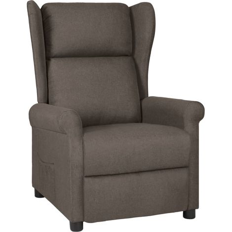 Fauteuil inclinable-Chaise de relaxation-Fauteuil Relax Marron Tissu 854718 (1/5)