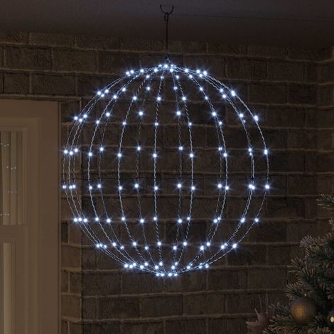 vidaXL Christmas Finial Light 192 LEDs Cool White Diameter 60 x 62 cm (1/5)
