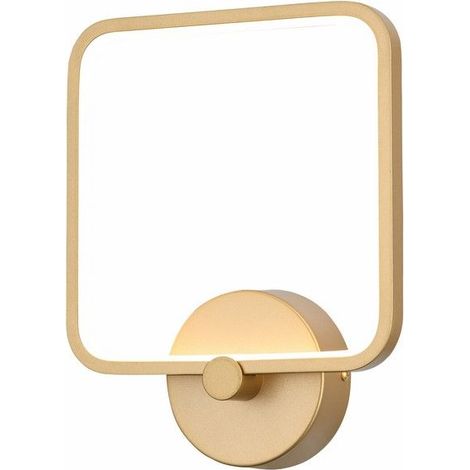 Applique murale carrée dorée Anaya LED 12W Reality 4000K