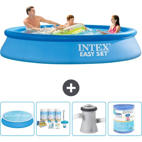 Intex Piscine Easy Set Ronde - 305x61 cm - 5-pièces S30448 (1/4)