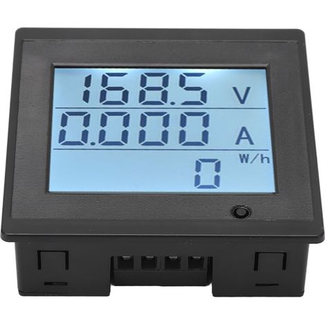 Voltmètre DC 6‑200V avec Affichage LCD et Alarme Sonore pour Mesure de Tension (1/5)