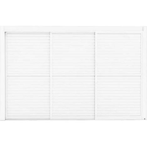 Giardini di Maggio Pannelli Persiana per Pergola Calicantus - Bianco - Lato 4m - 370x238 cm