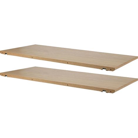 Martha Zusatzplatten 2 x 45 cm für Martha Esszimmertisch gelaugt. (1/2)