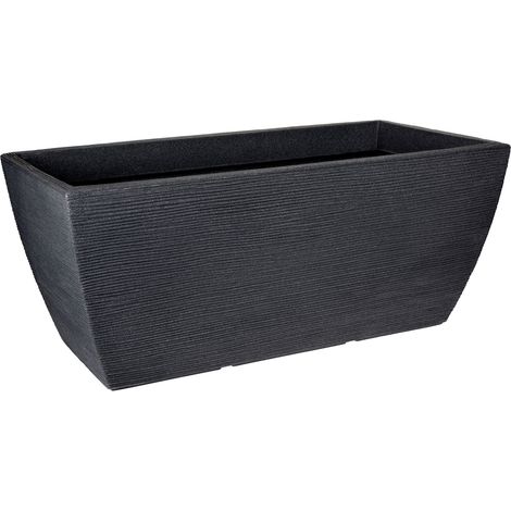 Jardinière - angulaire - 80x40 cm - couleur : anthracite