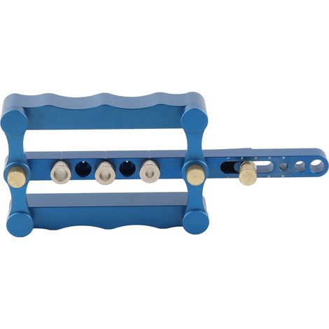 Guide de perçage pour tourillons en bois de 17 à 60 mm (0,7 à 2,4 po) avec positionneur pour le travail du bois (1/5)