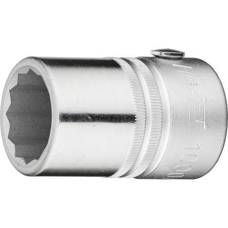 HAZET Steckschlüssel-Einsatz (Doppel-6kt.) 1000AZ-7/8 Vierkant hohl 20 mm (3/4 (1/3)
