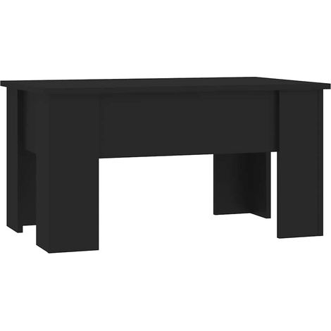 Maison Exclusive - Couchtisch Schwarz 79x49x41 cm Holzwerkstoff (1/5)
