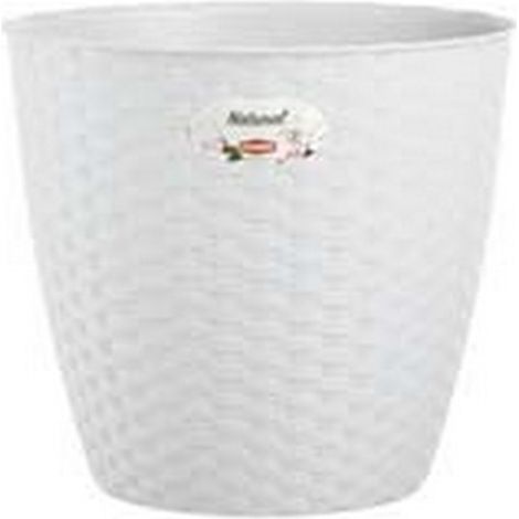 2PZ VASO NATURAL BIANCO - ø cm.24x22.2h. - lt.6.2