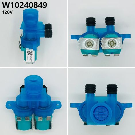 120V Water Inlet Solenoid Valve W10240949, Universal W11101591 (1/4)