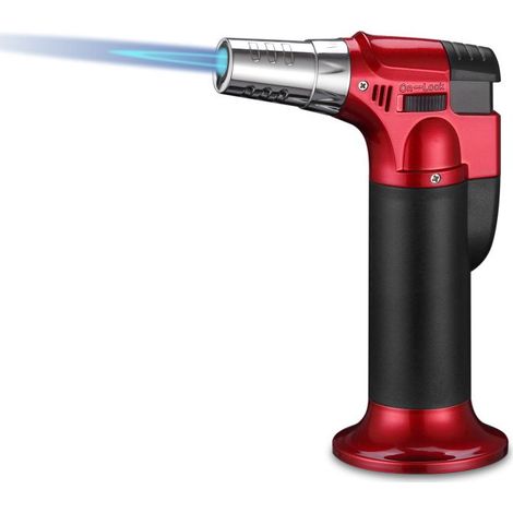 Chalumeau de cuisine rechargeable avec verrouillage de sécurité pour crème brulée et barbecue outil pour cuisinier et amateur (1/5)