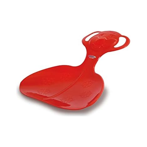 JAMARA 460372 460372-SNOW PLAY BARRE D'APPUI EN FORME D'OURSON EN PLASTIQUE FLEXIBLE ROUGE 165 G