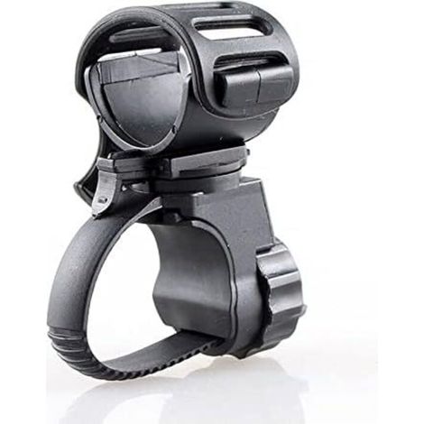 pince de fixation pour lampe de poche de vélo, rotation à 360 degrés, support universel pour lampe de vélo LED